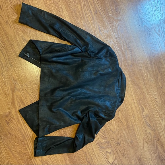 SW3 Bespoke faux leather moto jacket - Picture 4 of 4